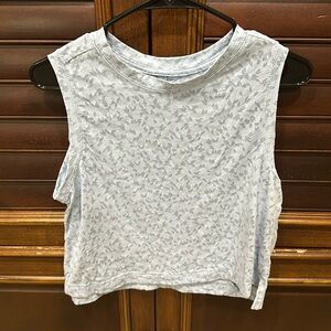 all in motion blue top size M